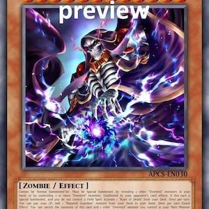 Overlord Ainz Ooal Gown, The Sorcerer King orica aangepaste kaart obelisk kwelgeest gevleugelde draak van ra Egyptische goden god veranderd