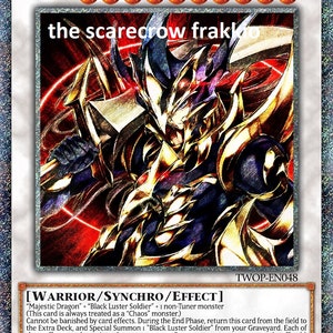 Black Luster Soldier Card - Etsy Black Luster Soldier Card - Etsy