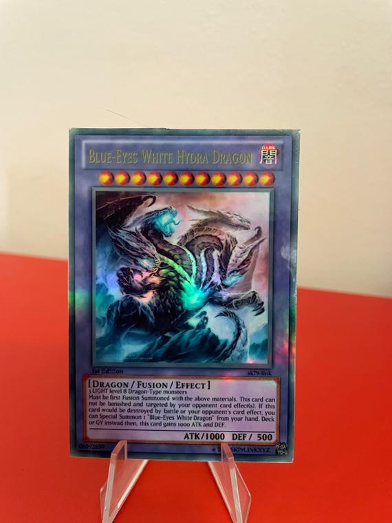 Blue-eyes White Hydra Dragon Orica Custom Card Obelisk Tormentor Winged  Dragon of Ra Egyptian Gods God Altered - Etsy