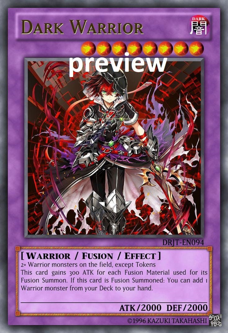 yugioh dark warrior deck Warrior's Triumph Structure Dark Blade the Captain of