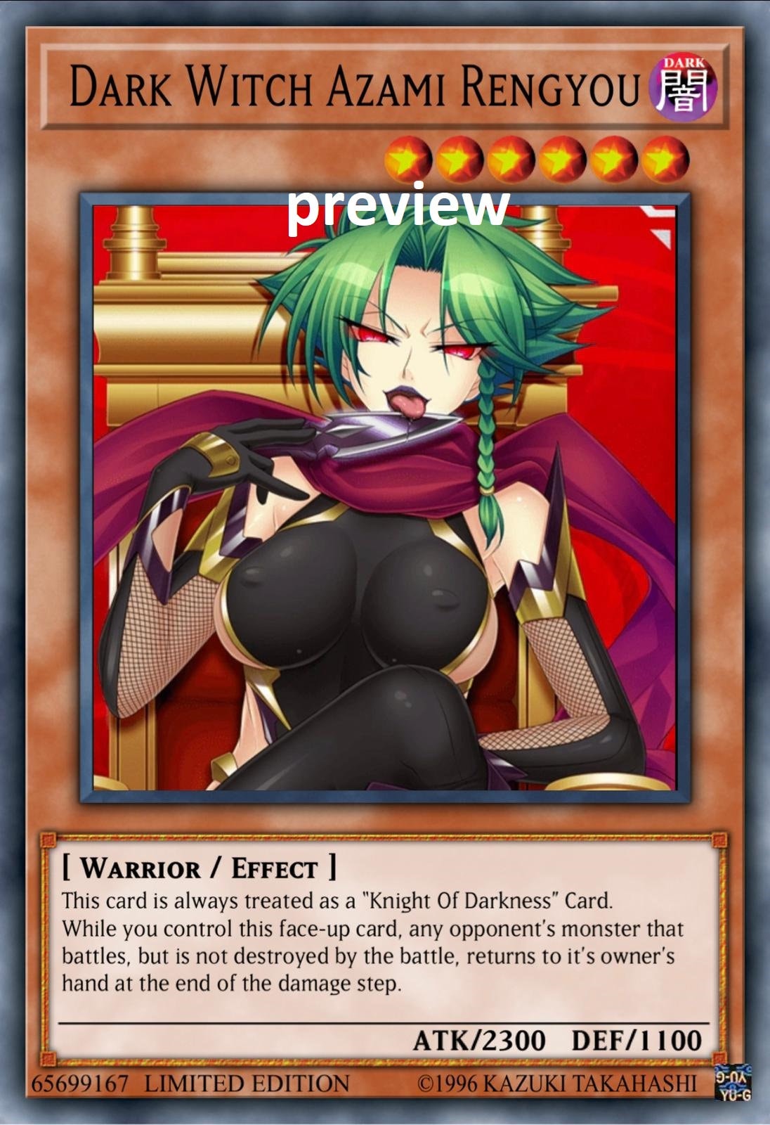 Yu-Gi-Oh! Dark Witch Card - SRL-019 Common - Spell Ruler Unlimited Edition - View #12