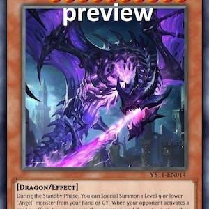 Dark Lord Dragon orica aangepaste kaart obelisk tormentor gevleugelde draak van ra egyptische goden god veranderd
