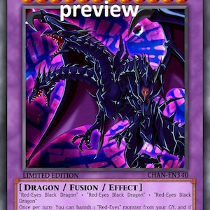 Neo Red-Eyes Ultimate Black Dragon orica tarjeta personalizada obelisco torturador dragón alado de ra dioses egipcios dios alterado