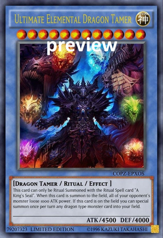Ultimate Elemental Dragon Tamer Orica Custom Card Obelisk Tormentor Winged Dragon of Ra Egyptian Gods God Altered - Etsy Ultimate Elemental Dragon Tamer Orica Custom Card Obelisk Tormentor Winged Dragon of Ra Egyptian Gods God Altered - Etsy