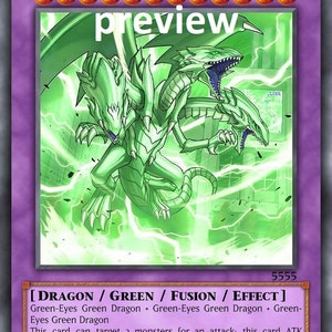 Green-Eyes Ultimate Dragon orica custom card obelisk tormentor winged dragon of ra egyptian gods god altered