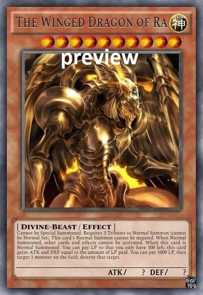 The Winged Dragon of Ra Orica Custom Card Obelisk Tormentor Winged Dragon  of Ra Egyptian Gods God Altered - Etsy
