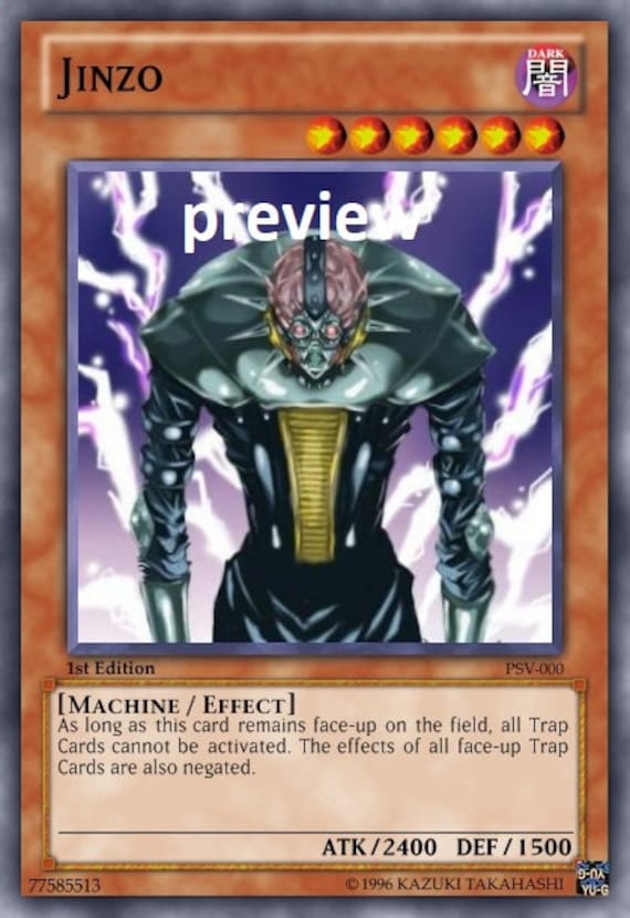 Jinzo Orica Custom Card Obelisk Tormentor Winged Dragon of Ra