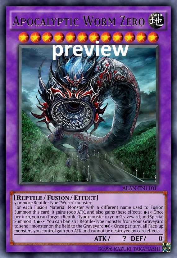 dungeon worm yugioh card Standard White Gold main image 0