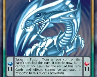 Dragón Blanco de Ojos Azules (Maestro de Baraja) orica carta personalizada obelisco torturador dragón alado de ra dios egipcio dios alterado