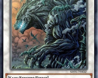 Godzilla Earth Orica Custom Card Obelisk Tormentor Winged Dragon