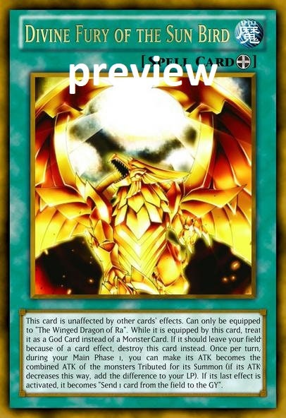 Divine Fury of the Sun Bird Orica Custom Card Obelisk Tormentor Winged  Dragon of Ra Egyptian Gods God Altered - Etsy