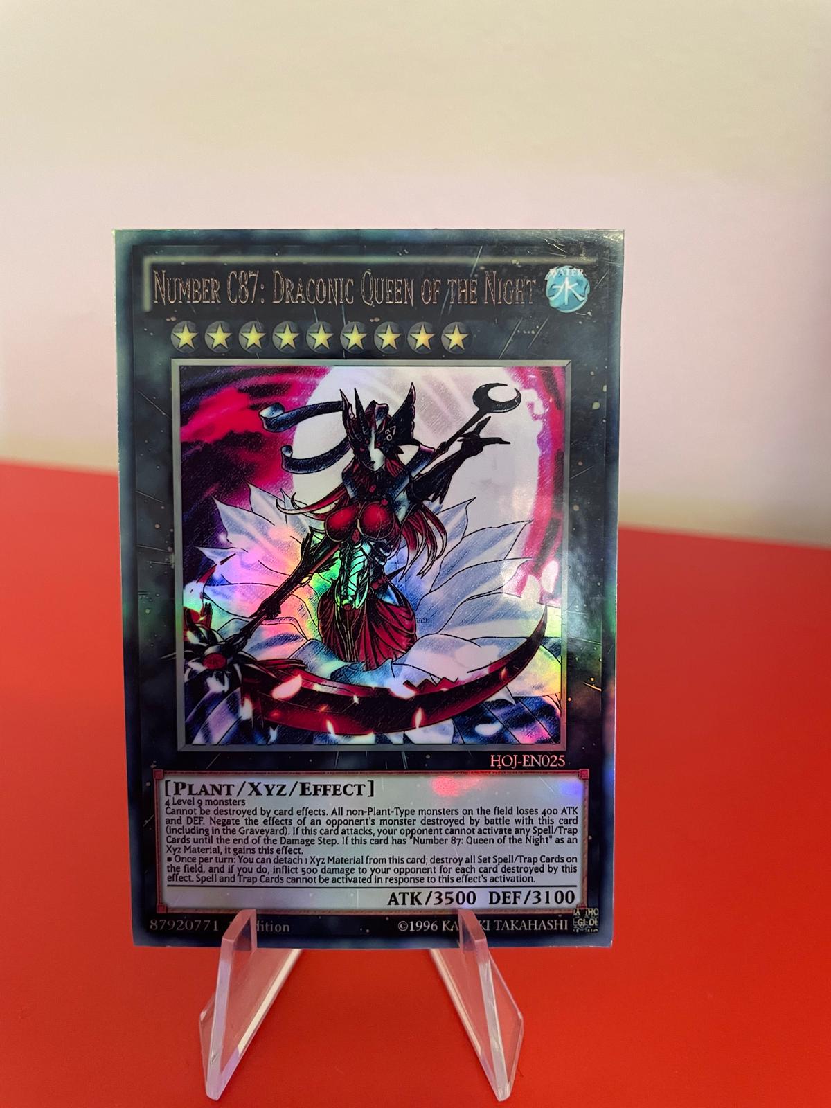 Number C87: Draconic Queen of the Night Orica Custom Card