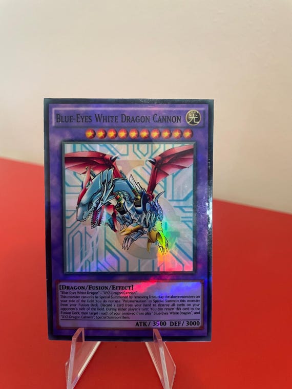Buy Blue-eyes White Dragon Cannon Orica Custom Card Obelisk Tormentor  Winged Dragon of Ra Egyptian Gods God Altered Online in India - Etsy