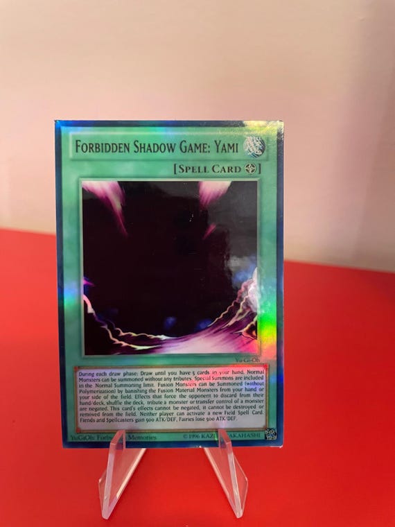 Forbidden Shadow Game: Yami Orica Custom Card Obelisk Tormentor Winged  Dragon of Ra Egyptian Gods God Altered - Etsy
