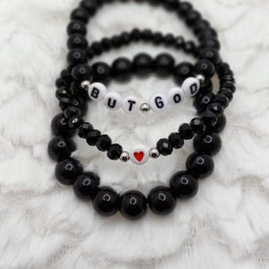 Faith-Inspired Women&#39;s Beaded Bracelets| Spiritual Gift|  Christian Stackable Jewelry| For Her| Any Occasion Everyday Jewelry| Stretch Stack