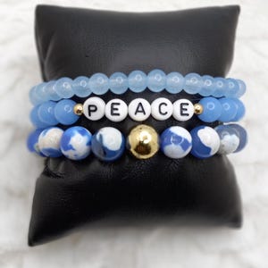 Women&#39;s Beaded Bracelet Set| Stackable Stretch Bracelets| Arm Candy| Everyday Jewelry| Gift for Her| Vesatile| Any Occasion| Bracelet| Stack