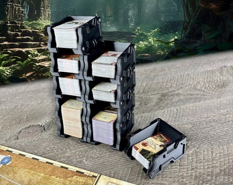 Magnetic Mini Card Deck Tray System for Eldritch Horror