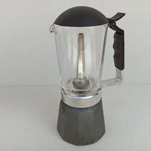 Vintage Stovetop Moka Pot With Glass 