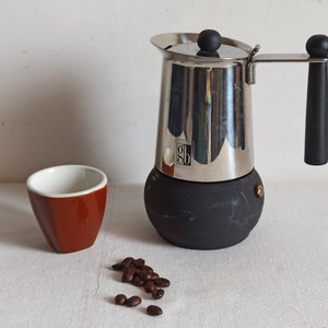 Quality GB (Guido Bergna) stovetop moka pot,  Italian espresso maker, vintage coffee pot
