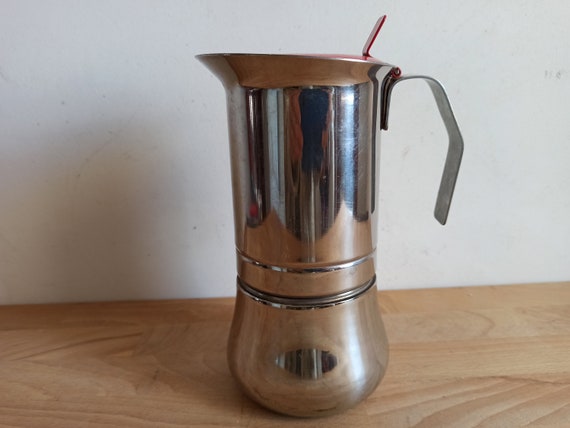 Juanita, Stovetop Moka Pot, Italian Espresso Maker, Stainless Steel Coffee  Pot, Inoxriv, 1990s 