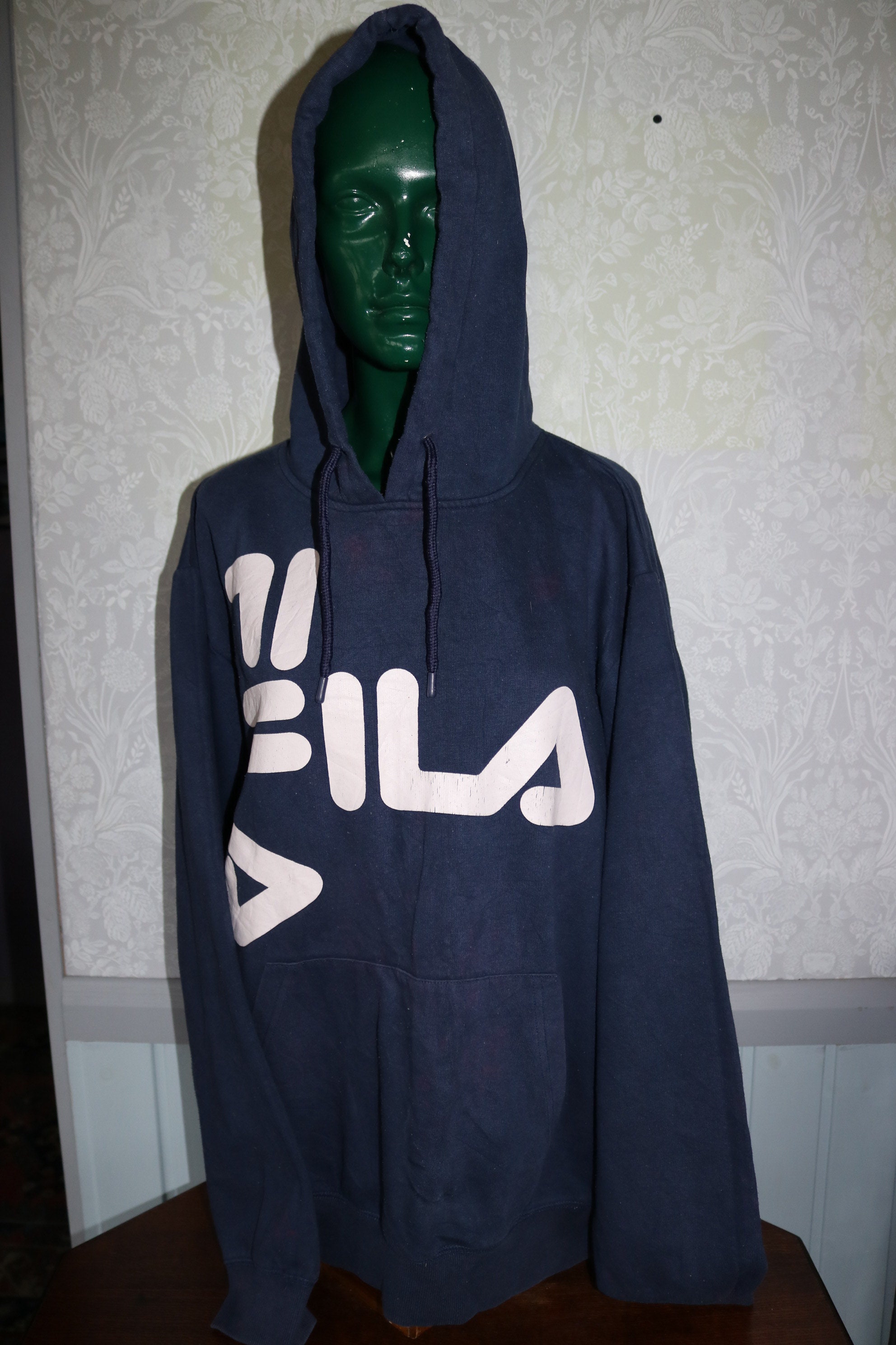 Vintage and White Fila Hoodie Pullover Size XL Etsy