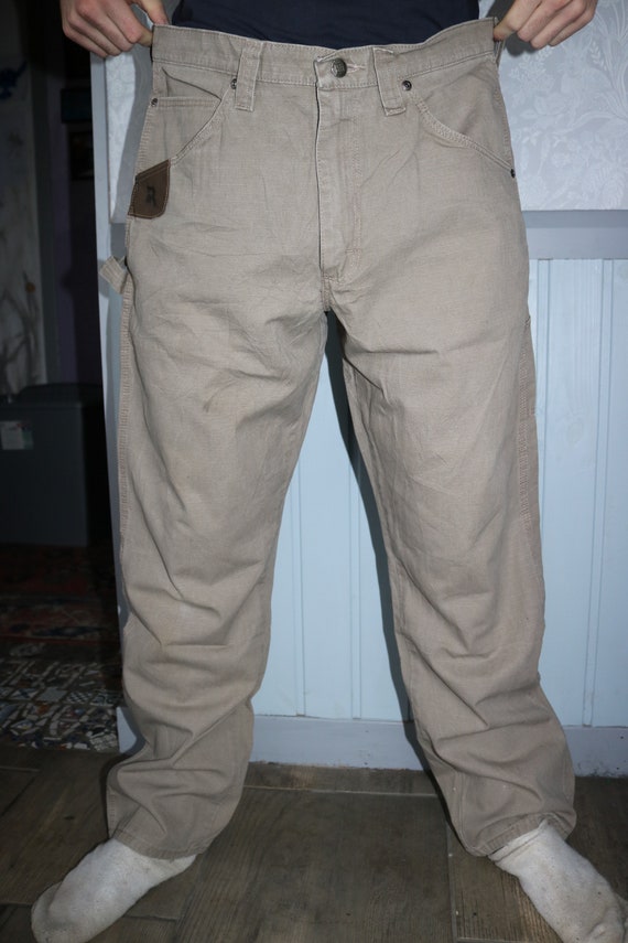 Vintage Wrangler Riggs Workwear Cargo Trousers W 34 L 32 - Etsy Canada