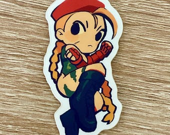 Cammy White Street Fighter Sticker