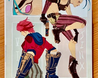 Arcane Jinx and VI print