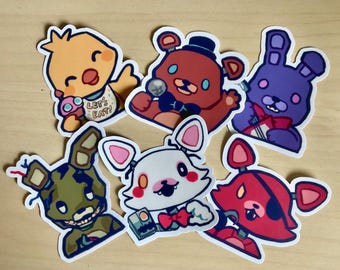 Five Nights at Freddy’s stickers FNAF stickers