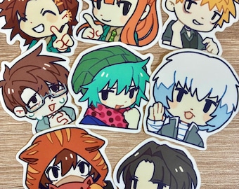 Your Turn to Die YTTD Stickers Sara Joe Keiji Sou Hayasaka Ranmaru Gin Kai Stickers
