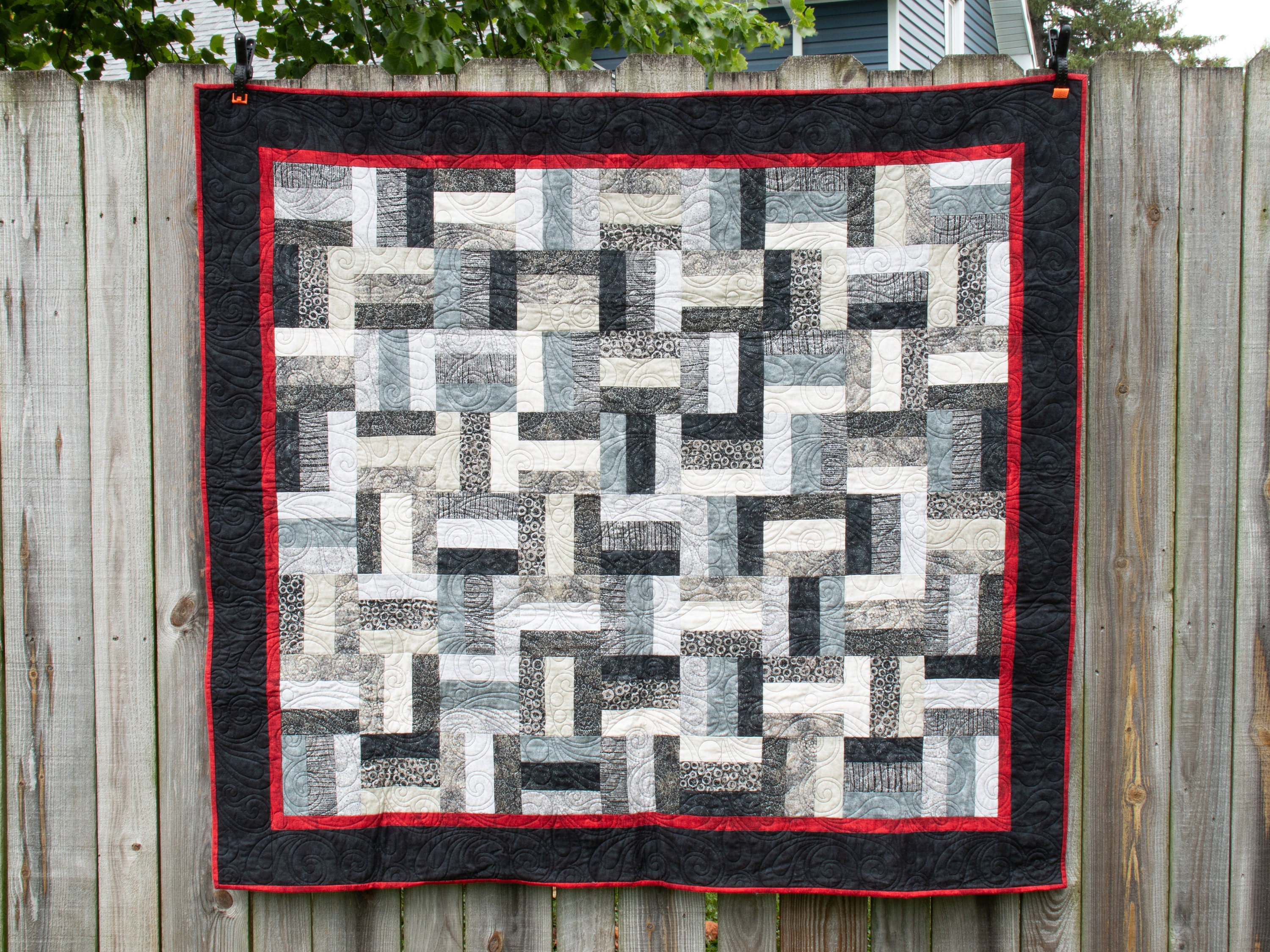 Black And White Patchwork Quilt Amazon.com: Menghomeus Black Grey