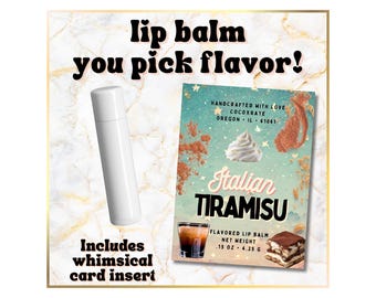 Lip Balm | You Pick Flavor | Lip Care | Nourishing | Soothing | Moisturizing | Coconut Oil | Beeswax | Jojoba Oil | Natural | cocoXraye