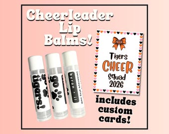 Custom School Spirit Lip Balm | Team Spirit Gifts | Customized | Personalized | Sports | Team Gifts | Fundraiser