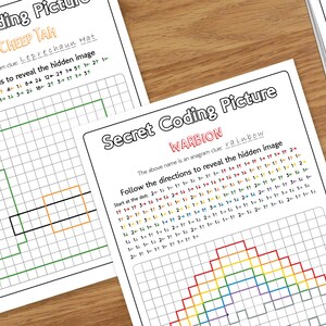 St Patrick's Day Coding Worksheets, Ireland Picture Reveal Irish Pixel ...