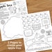 Build an Apple Tree Cut & Paste Craft, Fall Fruit Coloring Page ...