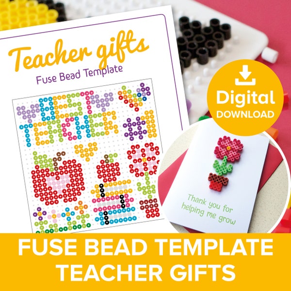 Cross Perler Bead for Teacher Etsy UK