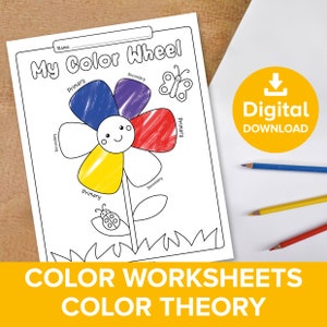 Color Theory for Beginners (E-Book, Worksheets & Video Presentation)