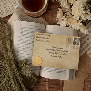 Impressão digital de carta do Sr. Darcy
