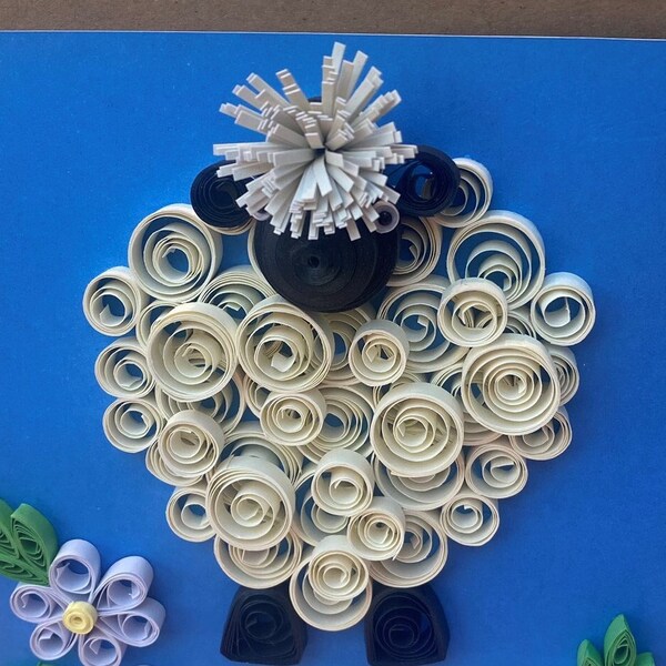 Quilled Sheep Etsy UK
