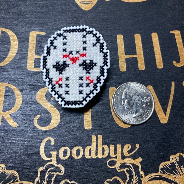 Jason Voorhees Cross Stitch Etsy