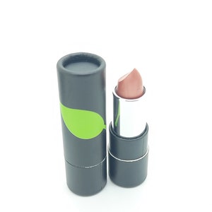 Eco-friendly empty lipstick cases x 10 - made from cardboard paper- Black with green leaf