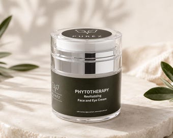 Crème naturelle pour le visage et les yeux pour peau sensible, hydratante contre la rosacée aux algues et à l'immortelle - Livraison gratuite