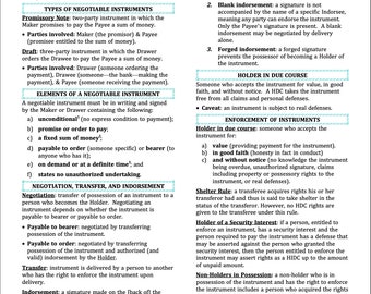 Commercial Paper Outline
