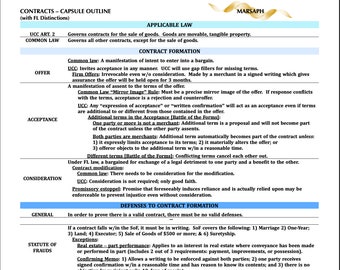 Florida Essay Outlines