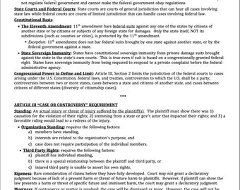 Federal Constitutional Law Outline