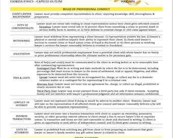 Florida Ethics Outline