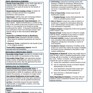 Florida Trusts Outline