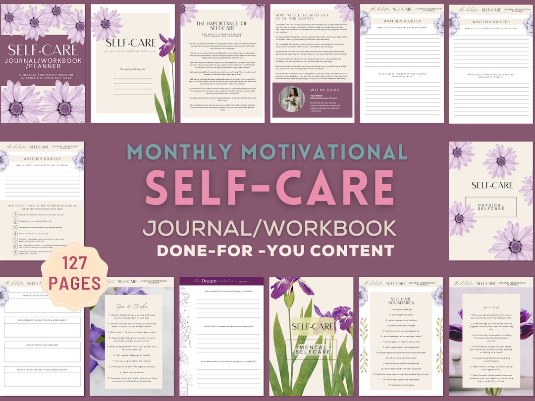 Self Care Journal | Mindfulness Journal | Mental Health | Digital ...