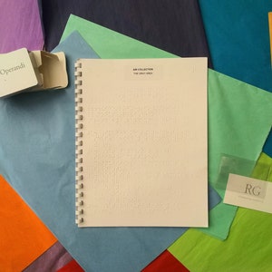 Brailleboekje; Modus Operandi vragendek voor betekenisvolle solo- en groepsreflectie, orakel, gesprek, vakantie, vakantie, cadeau