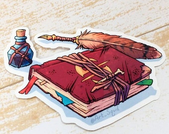 Wizard's Spellbook - DnD Journal - Dungeons and Dragons Sticker